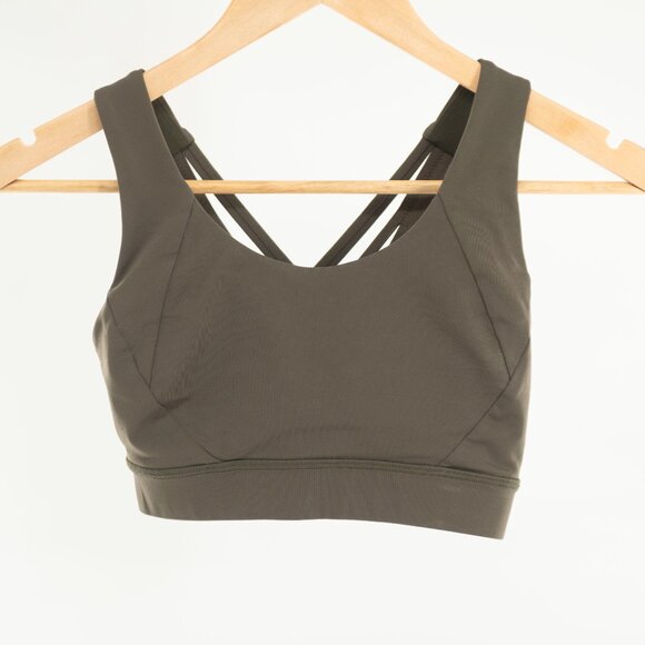 Lululemon Free To Be Elevated Bra *Light Support, DD/E Cup Army Green | 2 - Picture 4 of 9